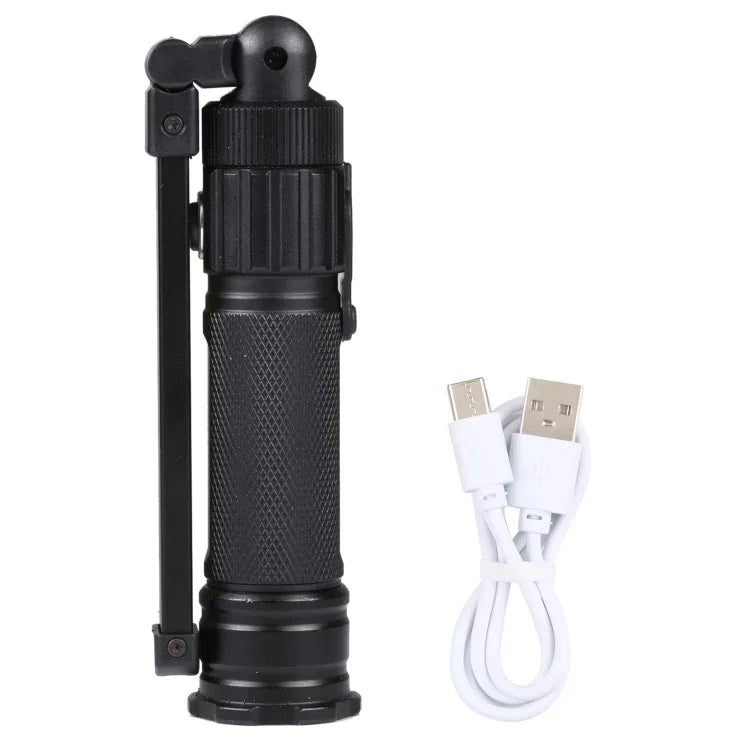 W552 Lampe de travail d'urgence portable et pliable rechargeable par USB 280LM, Taille: 13,5 x 3,8 cm, W552