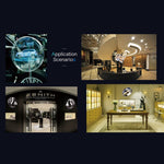 Contrôle par application WiFi, résolution d'affichage : 512 x 512 pixels, 512 x 512 pixels