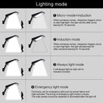 48 LED CMS 2835 900 LM Angle réglable Lampe économe en énergie avec panneau solaire 5V 3.2W, 6.8W 48 LED