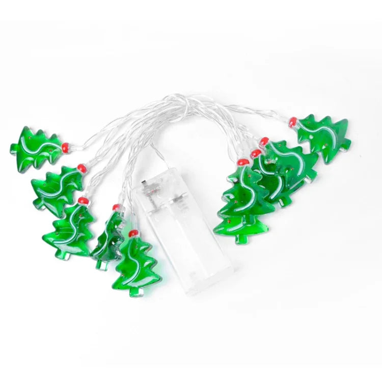 Guirlande lumineuse décorative LED 1,5m 10 lumières pour sapin de Noël, sapin de Noël