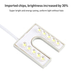 Lampe de machine à coudre à 10 LED en forme de U avec aimant, à haute luminosité et économie d'énergie