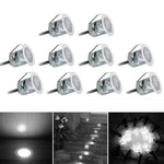 SMD 2835 500-600LM 4000-4500K Lampe de Pont Encastrée LED Projecteur Mural, Taille de Découpe : 30x22mm