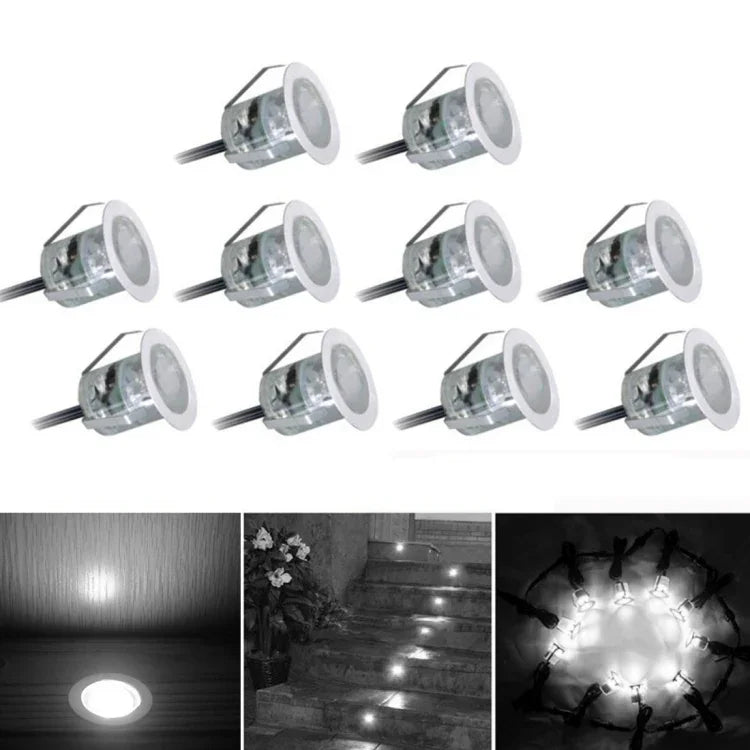 SMD 2835 500-600LM 4000-4500K Lampe de Pont Encastrée LED Projecteur Mural, Taille de Découpe : 30x22mm