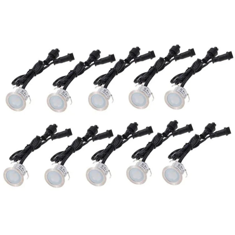 SMD 2835 500-600LM 4000-4500K Lampe de Pont Encastrée LED Projecteur Mural, Taille de Découpe : 30x22mm
