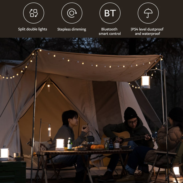 Lampe de camping détachable Xiaomi Mijia 2-en-1, Lampe de camping