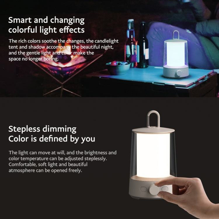 Lampe de camping détachable Xiaomi Mijia 2-en-1, Lampe de camping