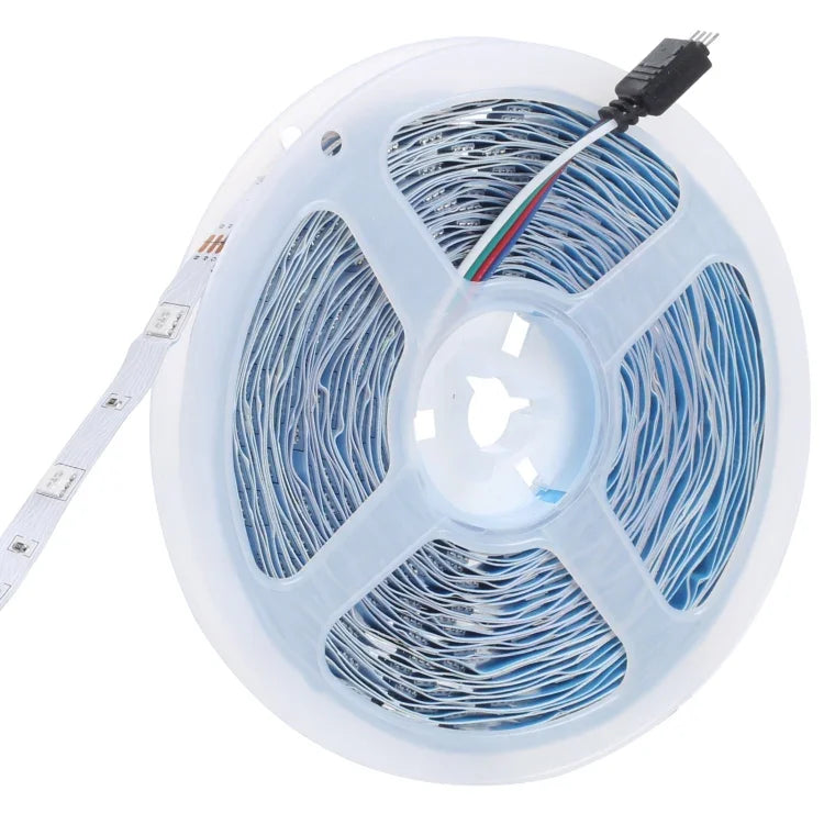 Ruban lumineux RGB 10m 300 LED SMD 5050 IP44 étanche avec télécommande 24 touches, prise EU, 10m 300 LED IP44
