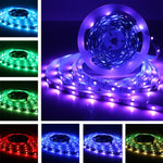 Ruban lumineux RGB 20m 600 LED SMD 5050 IP44 étanche avec télécommande Bluetooth 24 touches + musique, prise EU, 20m 600 LED IP44