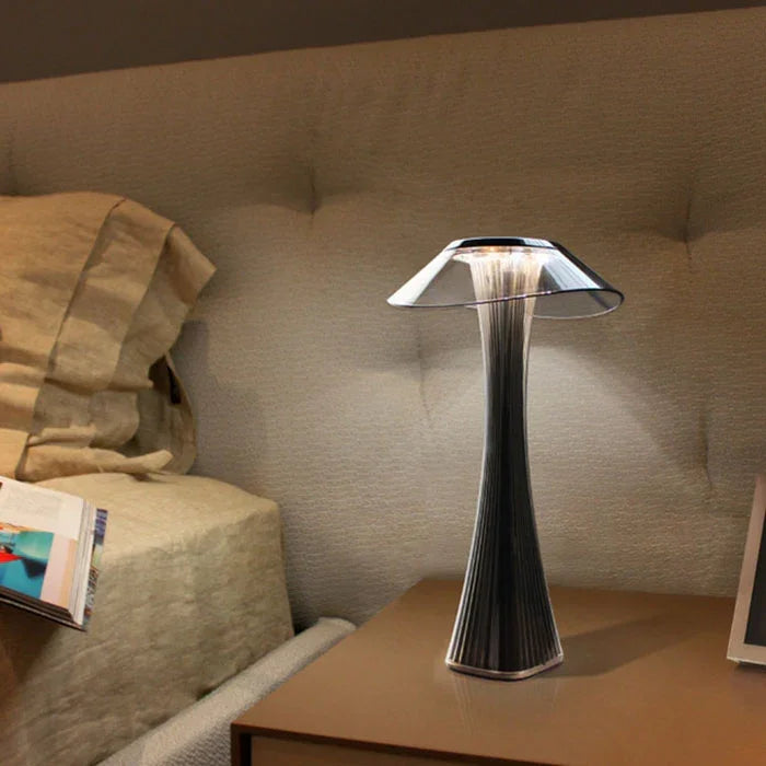 Lampe de bureau LED à protection oculaire pour étudiants, taille fine, rechargeable par USB