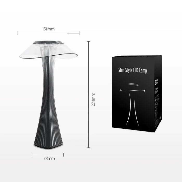 Lampe de bureau LED à protection oculaire pour étudiants, taille fine, rechargeable par USB
