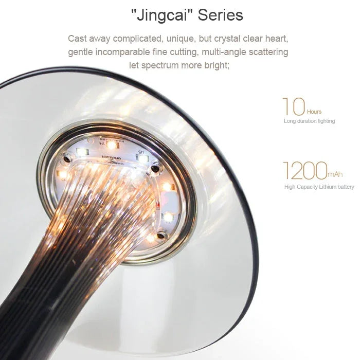 Lampe de bureau LED à protection oculaire pour étudiants, taille fine, rechargeable par USB