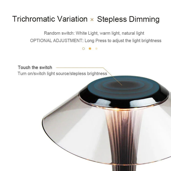Lampe de bureau LED à protection oculaire pour étudiants, taille fine, rechargeable par USB