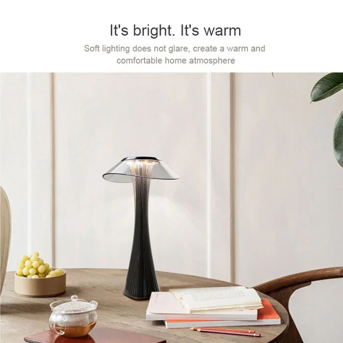 Lampe de bureau LED à protection oculaire pour étudiants, taille fine, rechargeable par USB