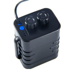 Boîtier d'alimentation mobile multifonction pour 6 batteries 18650 avec tête ronde 8,4 V et double sortie de tension USB 5 V sans batterie, 8,4 V