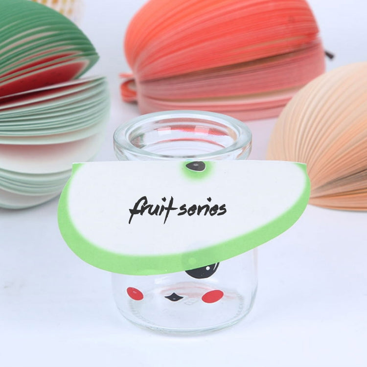 Autocollants notes de fruits, pastèque, pêches, poire