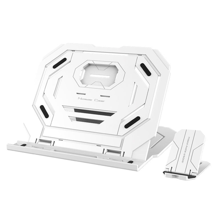T3 Multi-function Hollow Design Cooling Bracket with 10-Level Adjustable Angle for Notebook,  MacBook, iPad, Mobile Phones, T3 (Black), T3 (White)