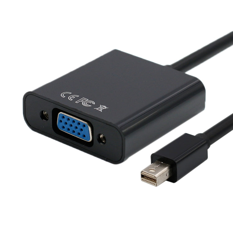Adaptateur câble Mini DisplayPort vers VGA 1080P, Mini DP vers VGA (blanc), Mini DP vers VGA (noir)