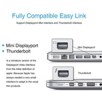 Adaptateur câble Mini DisplayPort vers VGA 1080P, Mini DP vers VGA (blanc), Mini DP vers VGA (noir)