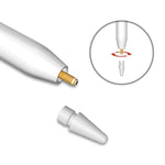 Pointes de rechange pour Apple Pencil 1 / 2 (Rouge), pointe en silicone