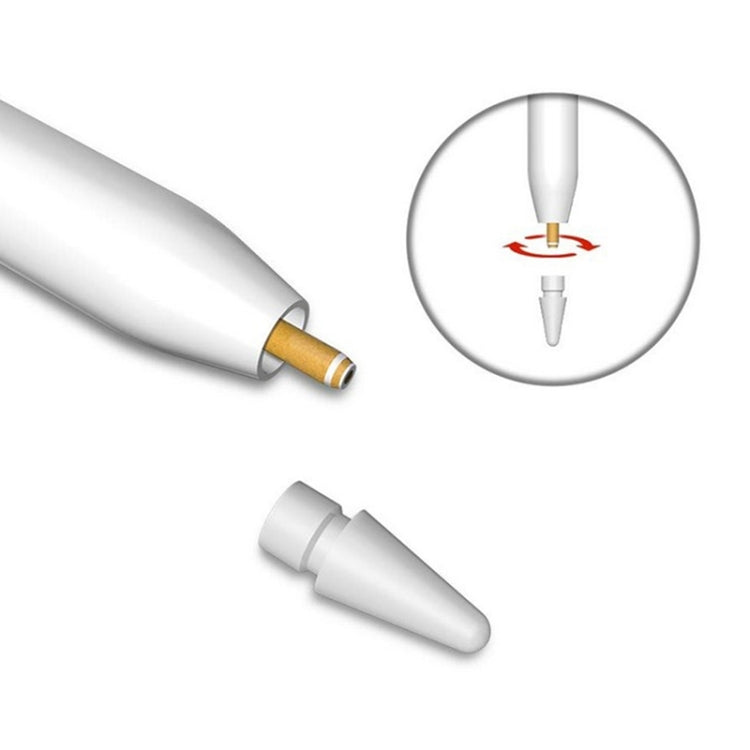 Pointes de rechange pour Apple Pencil 1 / 2 (Rouge), pointe en silicone