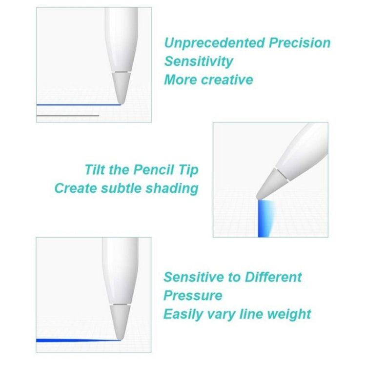 Pointes de rechange pour Apple Pencil 1 / 2 (Rouge), pointe en silicone