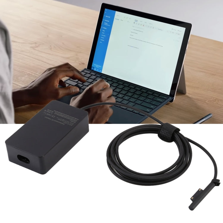Chargeur adaptateur secteur 15V 2,58A 44W A1625 pour Microsoft Surface Pro 6 / Pro 5 (2017) / Pro 4, prise EU, MBC0294A, MBC0294D
