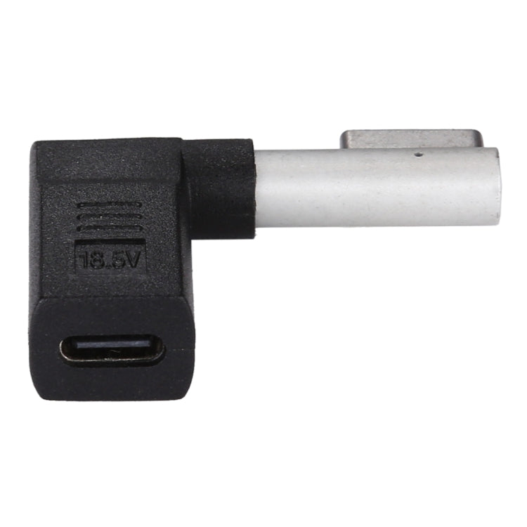Adaptateur de charge USB-C / Type-C (femelle) vers MagSafe 1 (mâle en L) à 5 broches, Type-C vers MagSafe 1