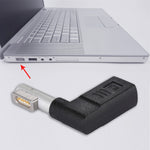 Adaptateur de charge USB-C / Type-C (femelle) vers MagSafe 1 (mâle en L) à 5 broches, Type-C vers MagSafe 1