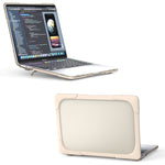 Pour MacBook Pro 13 pouces 2022 et étui de protection pour ordinateur portable PC + TPU bicolore A2289 / A2251 / A2338 2020