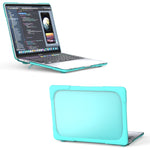 Pour MacBook Pro 13 pouces 2022 et étui de protection pour ordinateur portable PC + TPU bicolore A2289 / A2251 / A2338 2020