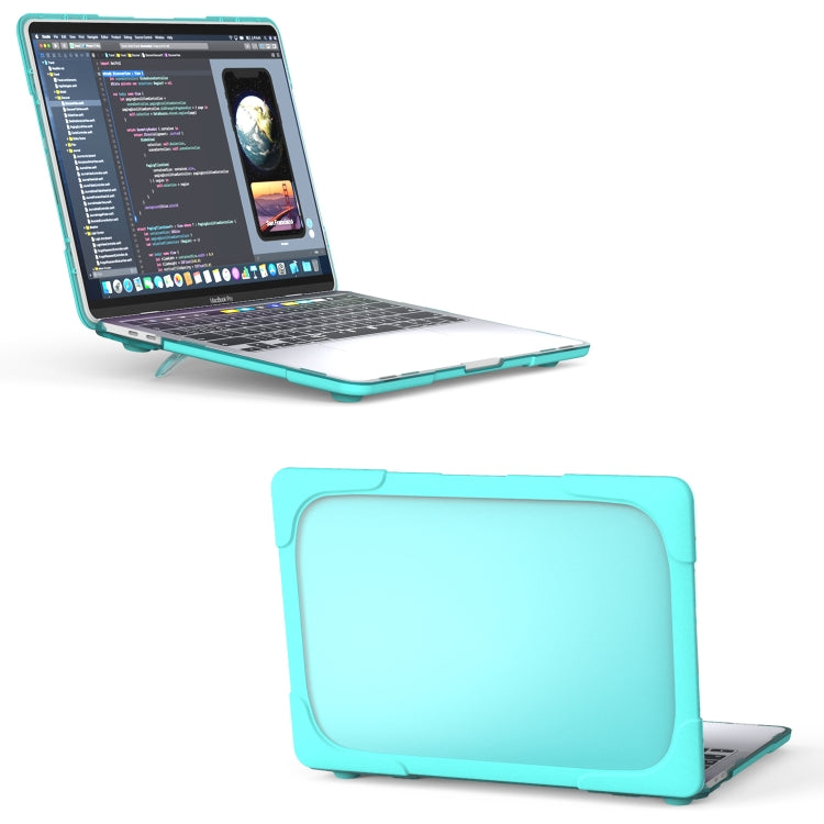 Pour MacBook Pro 13 pouces 2022 et étui de protection pour ordinateur portable PC + TPU bicolore A2289 / A2251 / A2338 2020