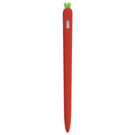 LOVE MEI Pour Apple Pencil 2 Étui de protection en silicone en forme de carotte pour stylet, Pour Apple Pencil 2