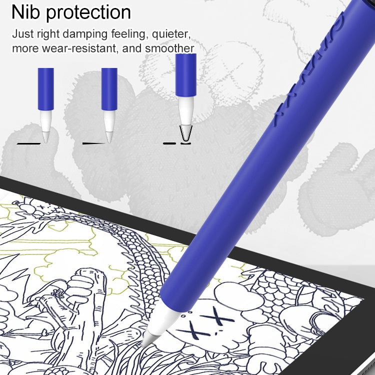 LOVE MEI Étui de protection en silicone en forme de doigt d'honneur pour stylet Apple Pencil 1, pour Apple Pencil 1