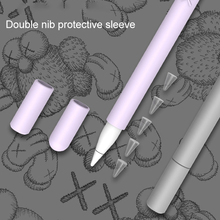 LOVE MEI Étui de protection en silicone en forme de doigt d'honneur pour stylet Apple Pencil 1, pour Apple Pencil 1