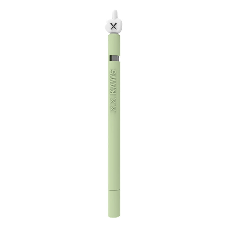 LOVE MEI Étui de protection en silicone en forme de doigt d'honneur pour stylet Apple Pencil 1, pour Apple Pencil 1