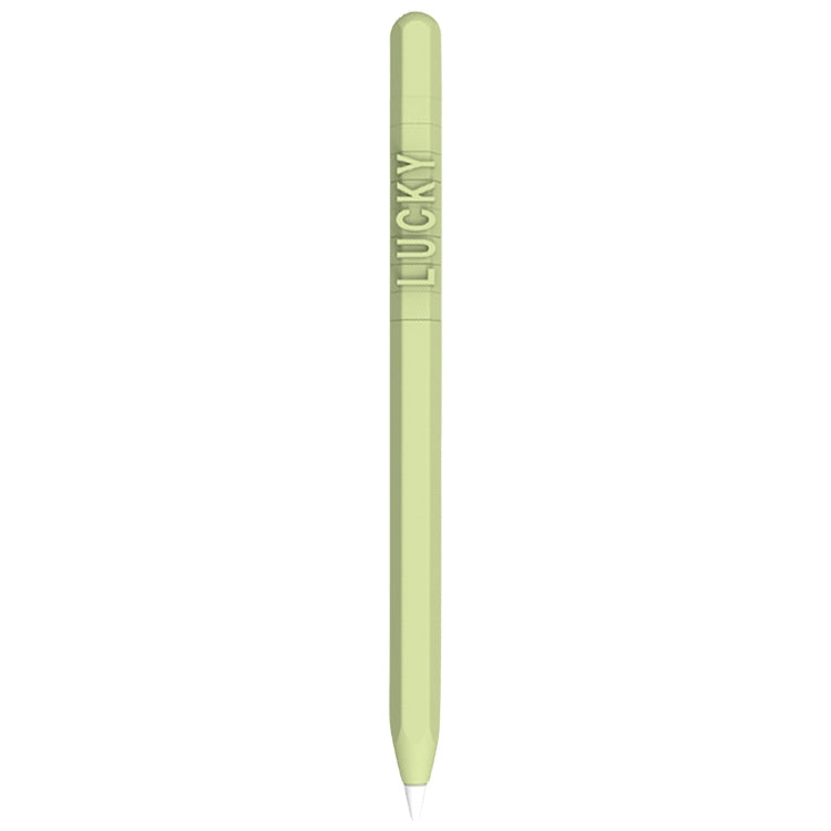 LOVE MEI pour Apple Pencil 1 Motif Lettre/Chiffre Étui de protection en silicone pour stylet, pour Apple Pencil 1