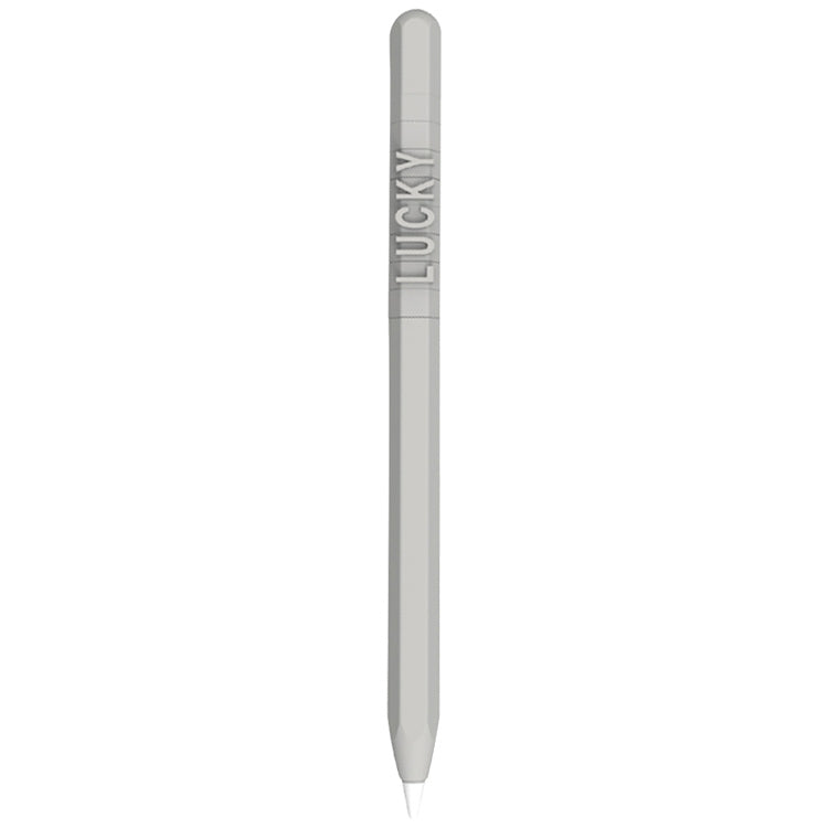 LOVE MEI pour Apple Pencil 1 Motif Lettre/Chiffre Étui de protection en silicone pour stylet, pour Apple Pencil 1