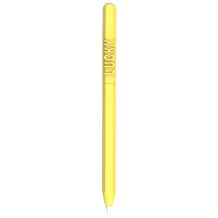 LOVE MEI pour Apple Pencil 1 Motif Lettre/Chiffre Étui de protection en silicone pour stylet, pour Apple Pencil 1