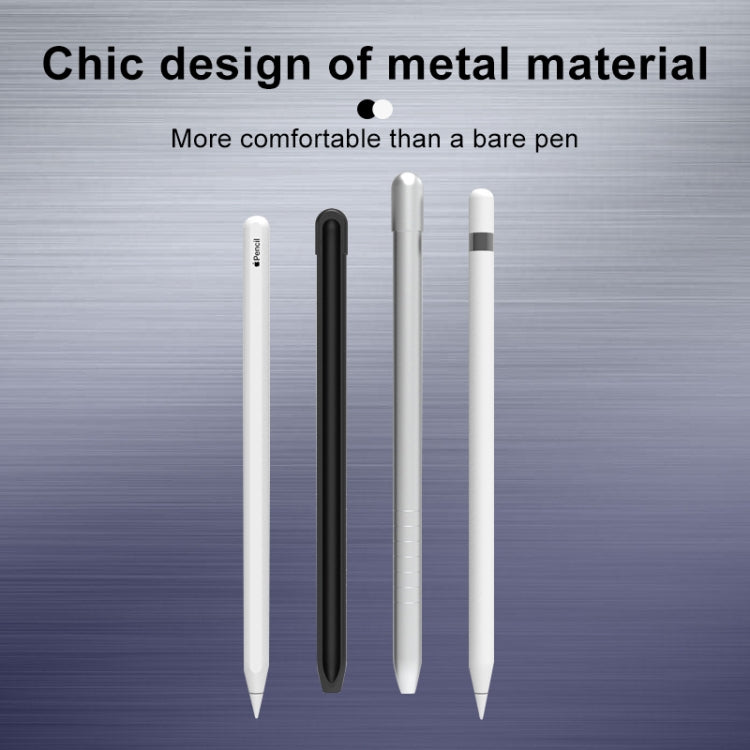 Coque de protection antidérapante en métal mat pour stylet Apple Pencil 1, pour Apple Pencil 1