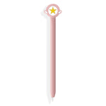 Jolie Coque de Protection en Silicone Dessin Animé pour Apple Pencil 1 (Étoile à Cinq Branches Rose), Pour Apple Pencil 1