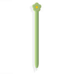 Jolie Coque de Protection en Silicone Dessin Animé pour Apple Pencil 1 (Étoile à Cinq Branches Rose), Pour Apple Pencil 1