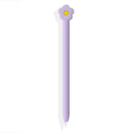 Jolie Coque de Protection en Silicone Dessin Animé pour Apple Pencil 1 (Étoile à Cinq Branches Rose), Pour Apple Pencil 1
