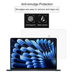 Pour MacBook Air 15,3 pouces A2941 2023 Film de protection d'écran en verre trempé antidéflagrant de 0,26 mm de dureté de surface 9H, pour MacBook Air 15,3 pouces A2941 2023 / Air 15 M3 2024 A3114 (1 pièce)