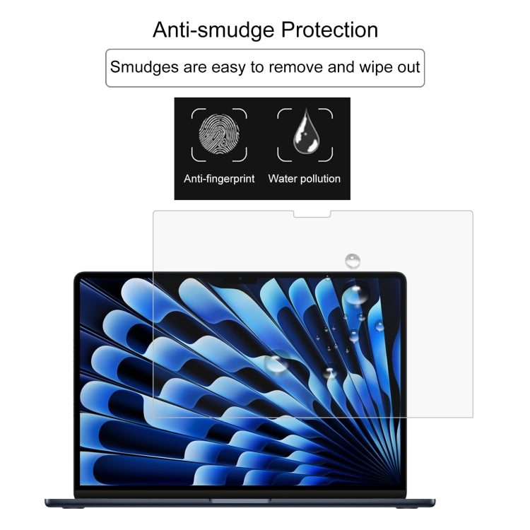 Pour MacBook Air 15,3 pouces A2941 2023 Film de protection d'écran en verre trempé antidéflagrant de 0,26 mm de dureté de surface 9H, pour MacBook Air 15,3 pouces A2941 2023 / Air 15 M3 2024 A3114 (1 pièce)