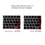 ENKAY Hat-Prince Étui de protection rigide en plastique mat 2 en 1 + coque de protection de clavier ultra-fine en TPU version US pour MacBook Pro 13,3 pouces 2016 avec Touchbar (A1706)