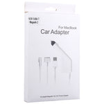 Chargeur de voiture MagSafe 2 60W 16,5V 3,65A à 5 broches de style T avec 1 port USB pour Apple Macbook A1465 / A1502 / A1435 / MD212 / MD2123 / MD662, Longueur : 1,7m