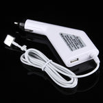 Chargeur de voiture 85W 20V 4.25A 5 broches de style T MagSafe 2 avec 1 port USB pour Apple Macbook A1398 / A1424 / MC975 / MC976 / ME664 / ME665, Longueur : 1,7 m, 85W 20V 4.25A