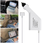 Chargeur de voiture 85W 20V 4.25A 5 broches de style T MagSafe 2 avec 1 port USB pour Apple Macbook A1398 / A1424 / MC975 / MC976 / ME664 / ME665, Longueur : 1,7 m, 85W 20V 4.25A