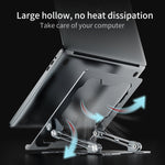 Support d'ordinateur portable réglable à levage mécanique R-JUST HZ09, HZ09 Gris, HZ09 Argent