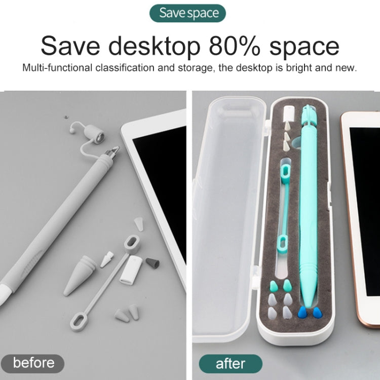Pour Apple Pencil 1 / 2 8 mm, étui de protection multifonctionnel pour stylo d'écriture manuscrite, boîte de rangement pour stylet tactile, 8 mm